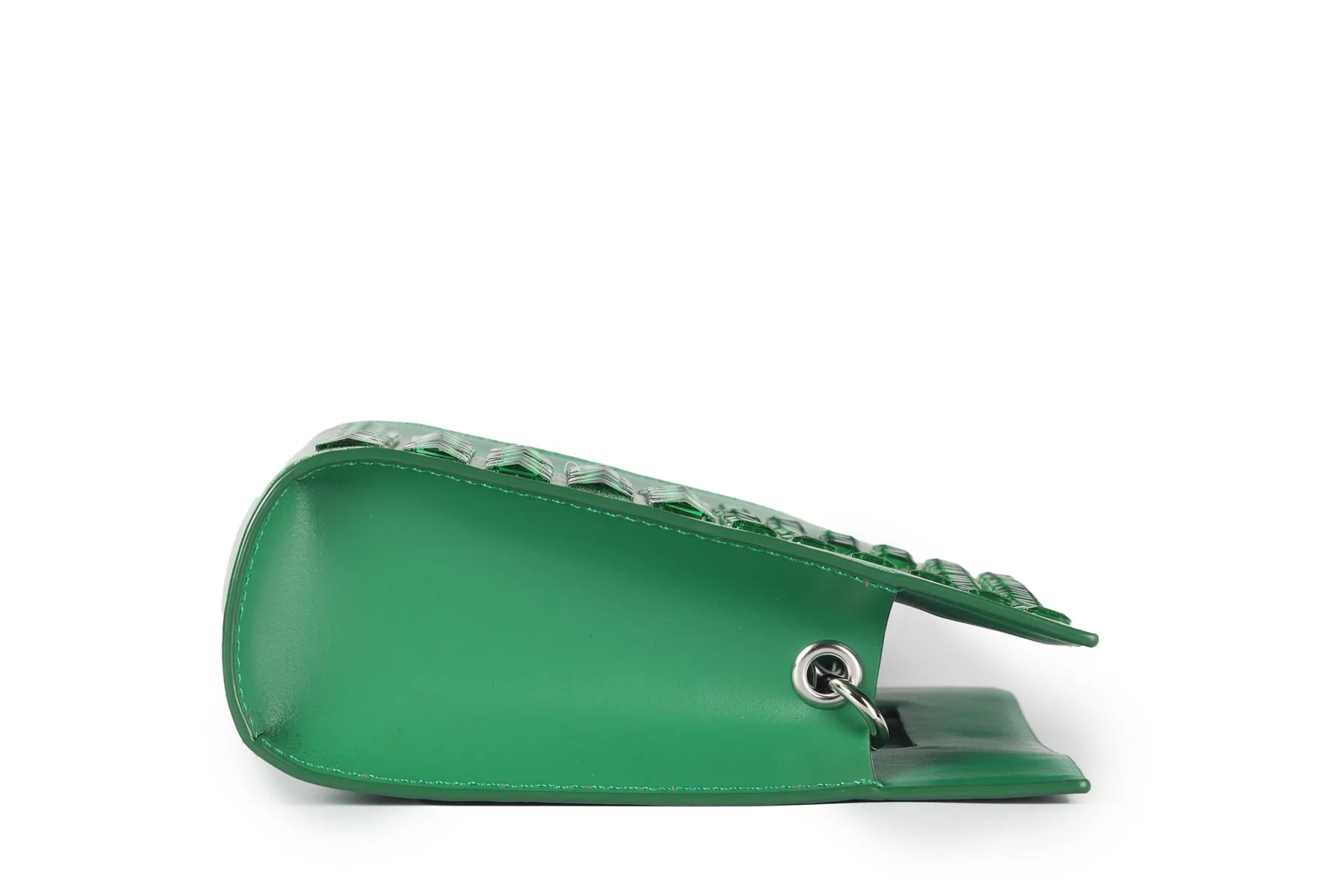DAVID KOMA GREEN LEATHER SHOULDER BAG - Image 5