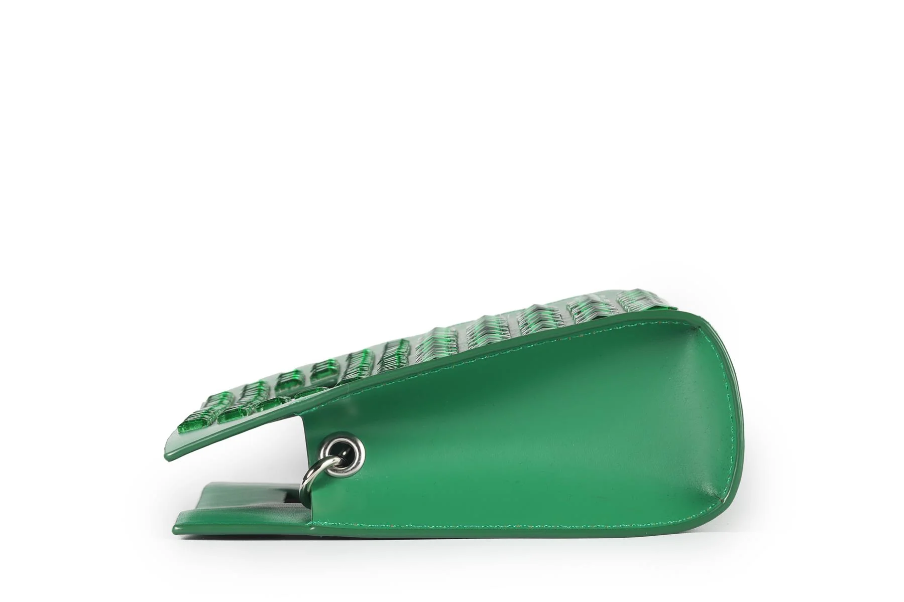 DAVID KOMA GREEN LEATHER SHOULDER BAG - Image 6
