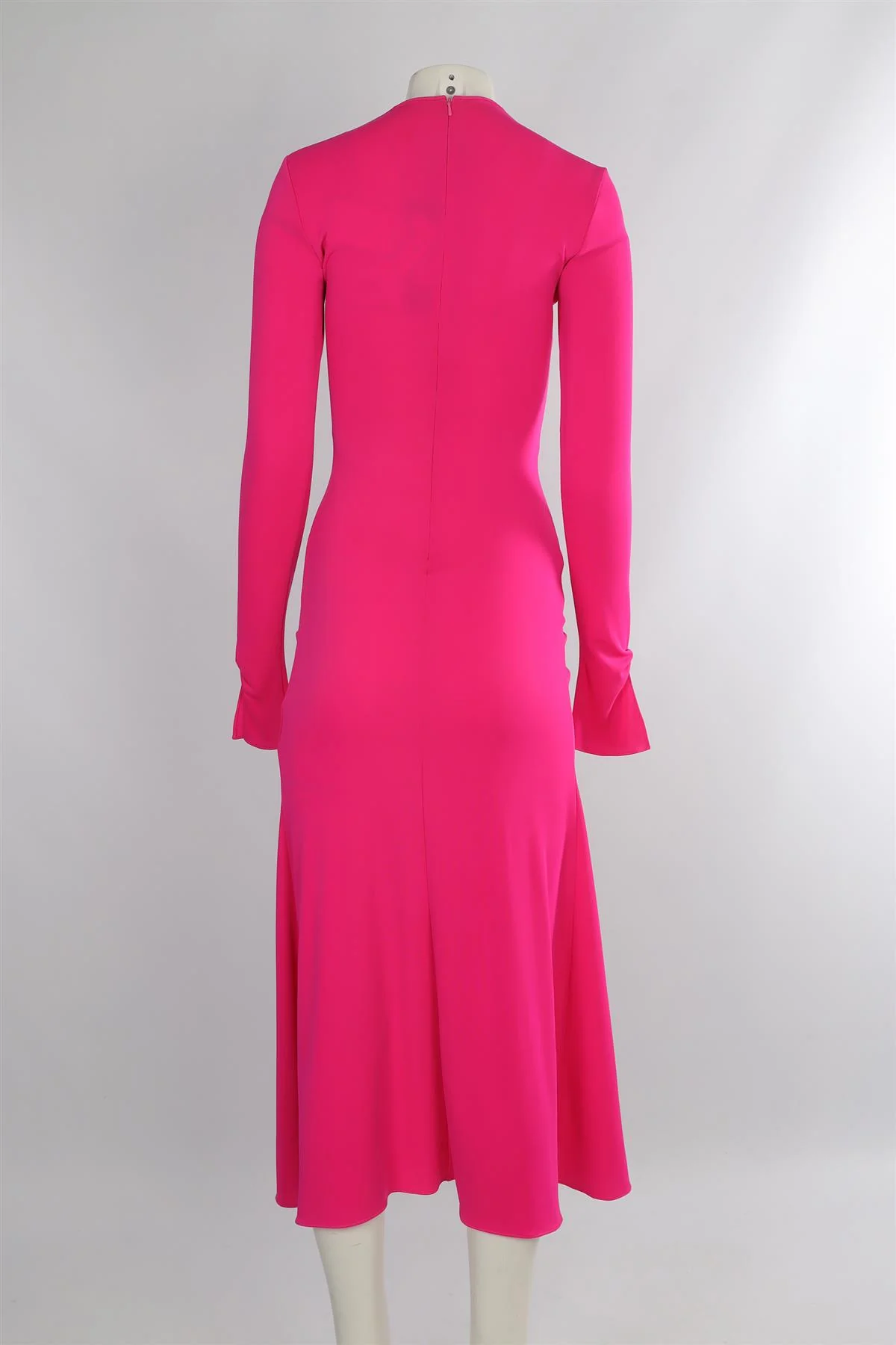 DAVID KOMA PINK JERSEY MIDI DRESS UK 8 - Image 4