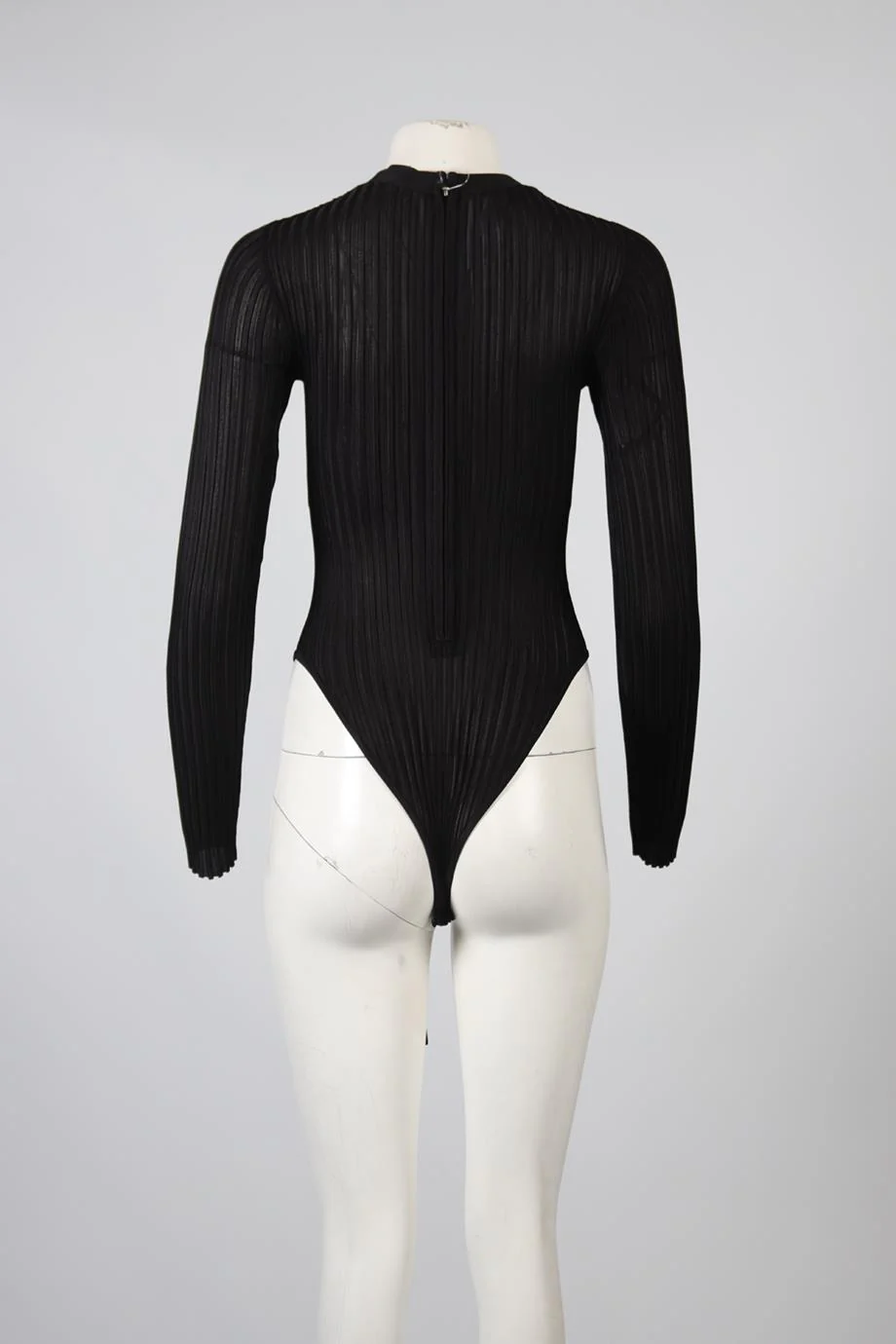 DAVID KOMA RIBBED KNIT BODYSUIT SMALL - Image 4