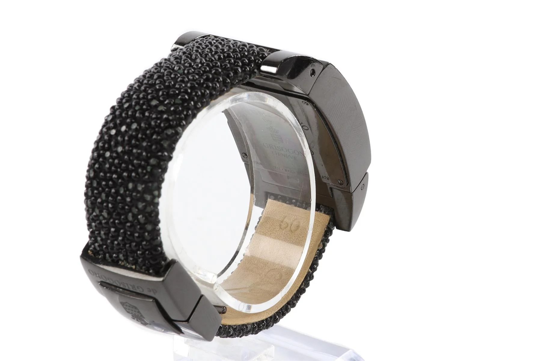 DE GRISOGONO BLACK INSTRUMENTINO WRIST WATCH - Image 6