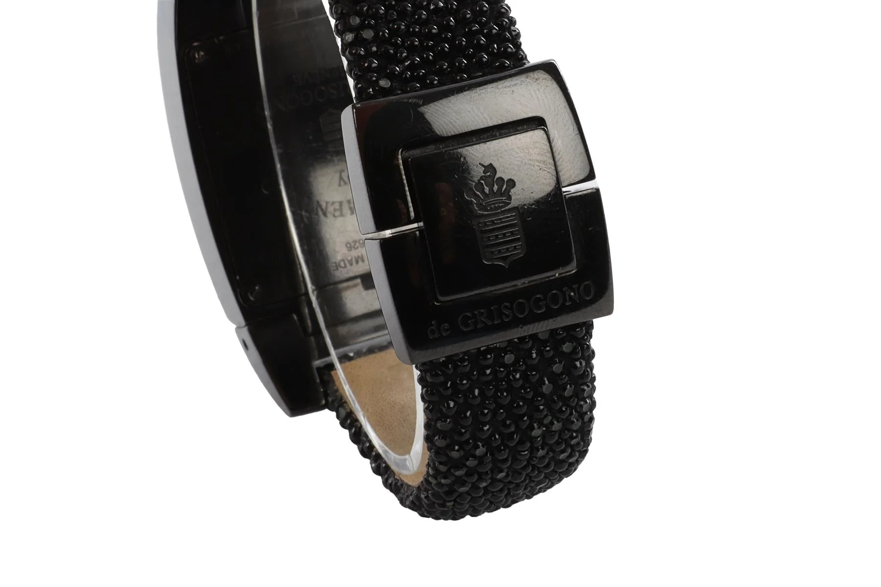DE GRISOGONO BLACK INSTRUMENTINO WRIST WATCH - Image 7