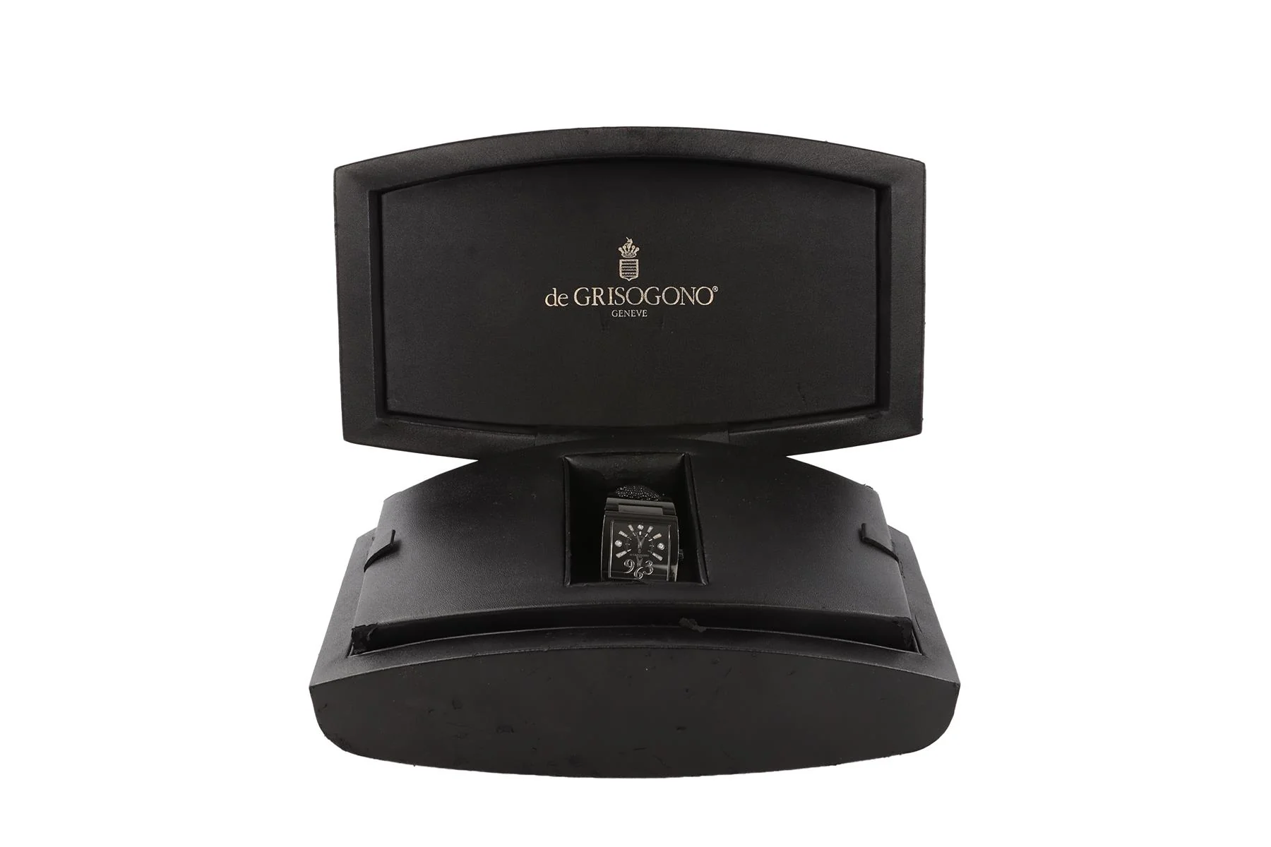 DE GRISOGONO BLACK INSTRUMENTINO WRIST WATCH - Image 8