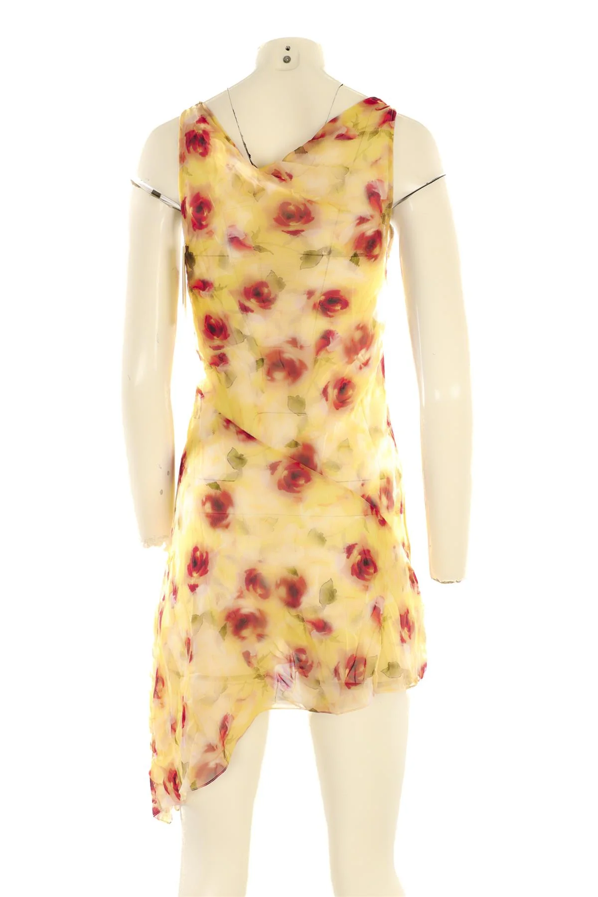 DE LA VALI MULTI SILK MINI DRESS UK 4 - Image 4