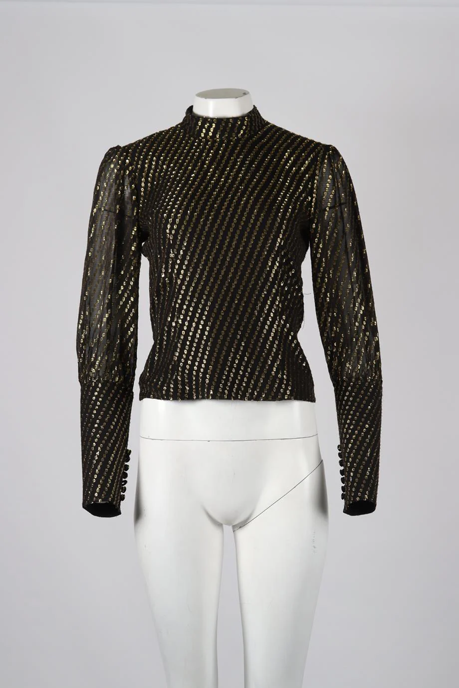 DE LA VALI SILK BLEND TOP UK 8 - Image 2