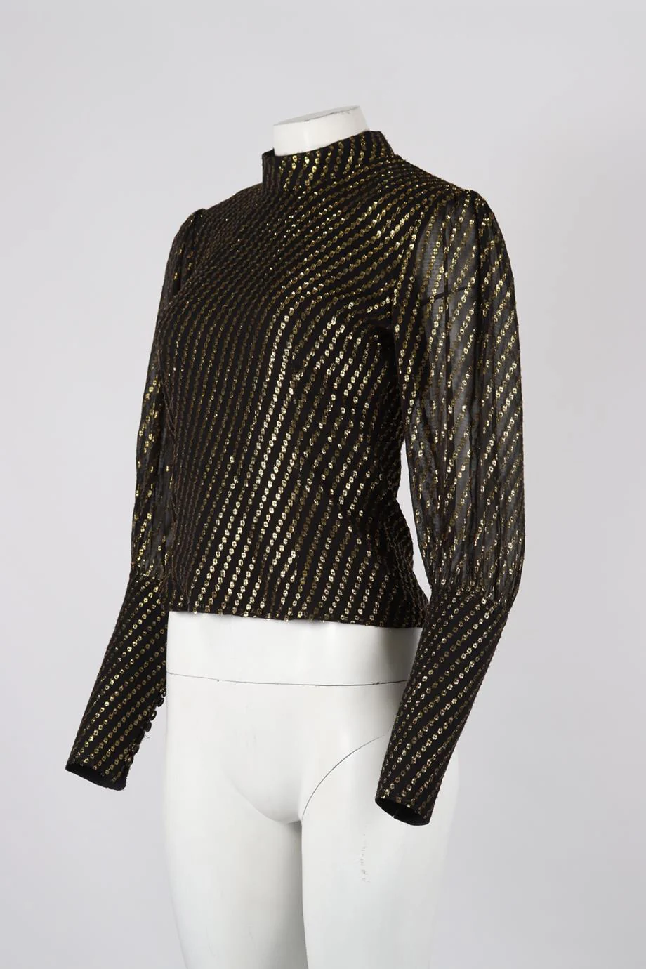 DE LA VALI SILK BLEND TOP UK 8 - Image 3