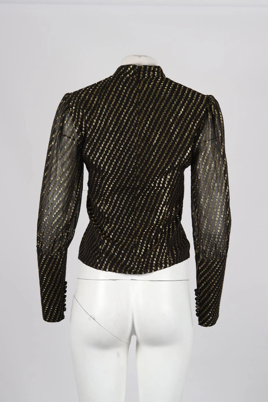 DE LA VALI SILK BLEND TOP UK 8 - Image 4