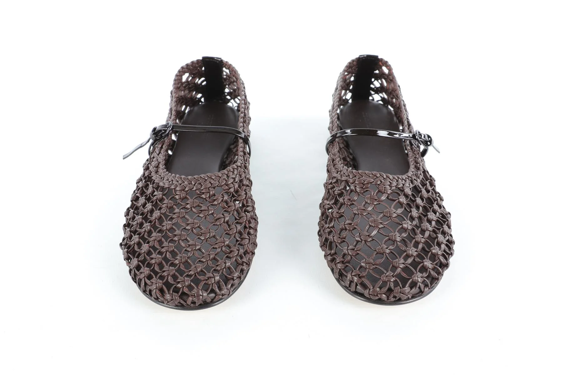 DEAR FRANCES BROWN LEATHER BALLET FLATS EU 38.5 UK 5.5 US 8.5 - Image 3