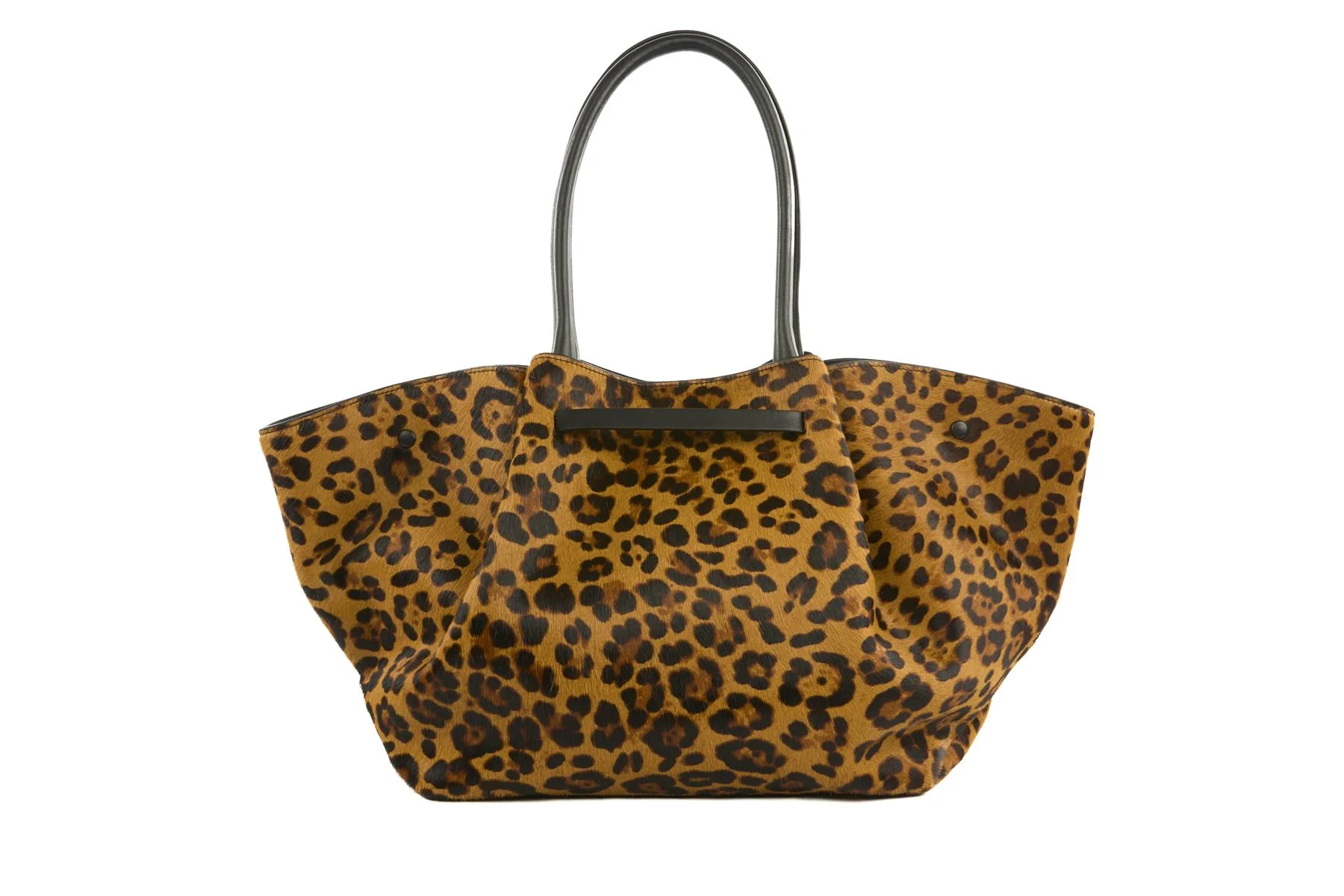 DEMELLIER BROWN NEW YORK MEDIUM CALF HAIR TOTE BAG - Image 5