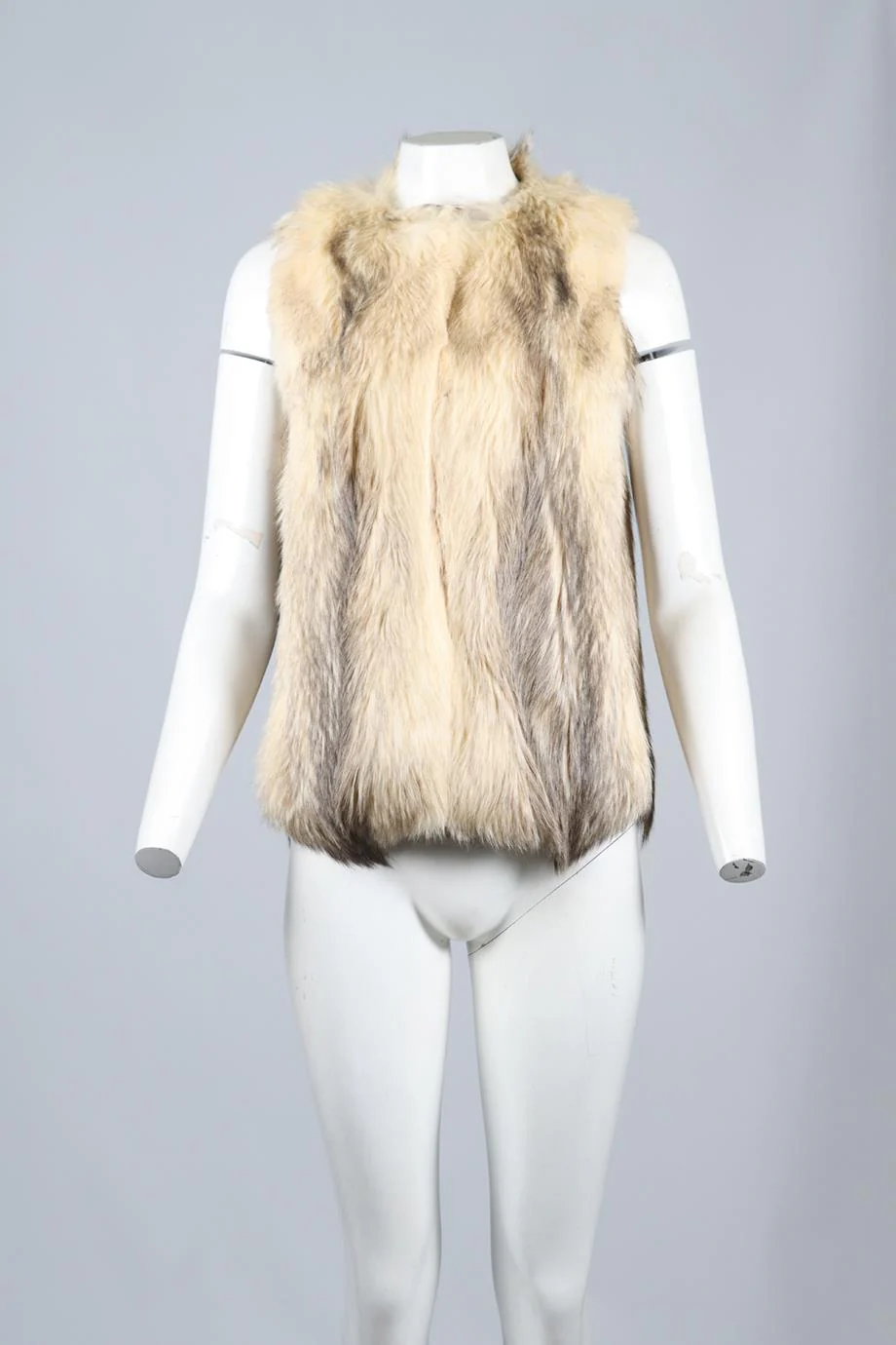 DEREK LAM FOX FUR GILET US 4 UK 8 - Image 2