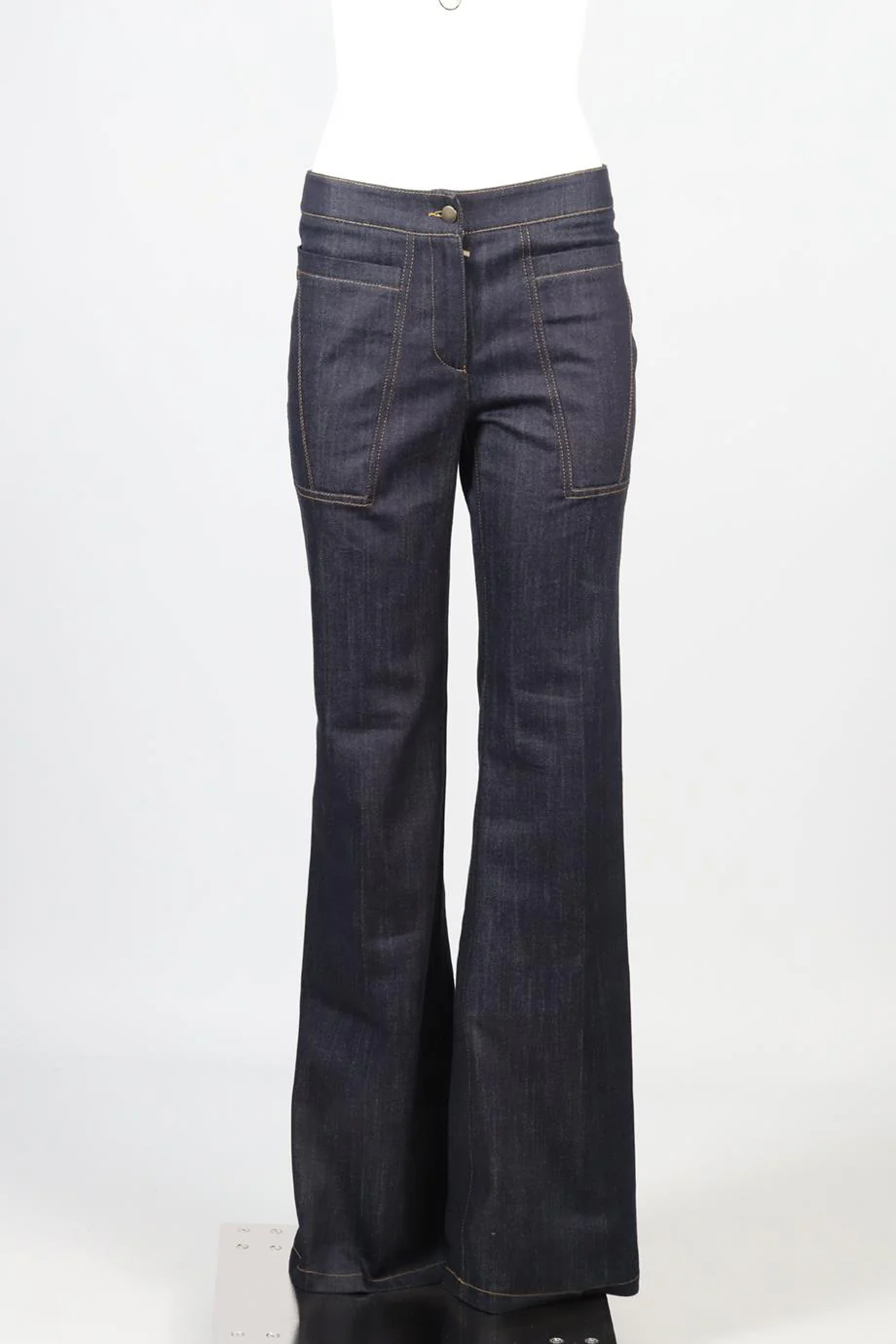 DEREK LAM MID RISE FLARED JEANS US 10 UK 14 - Image 2