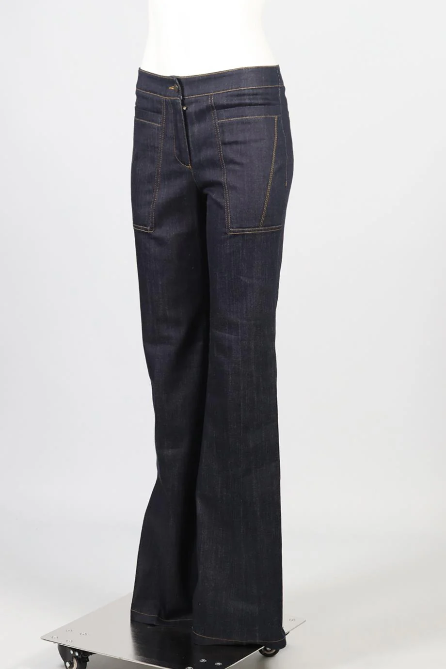 DEREK LAM MID RISE FLARED JEANS US 10 UK 14 - Image 3