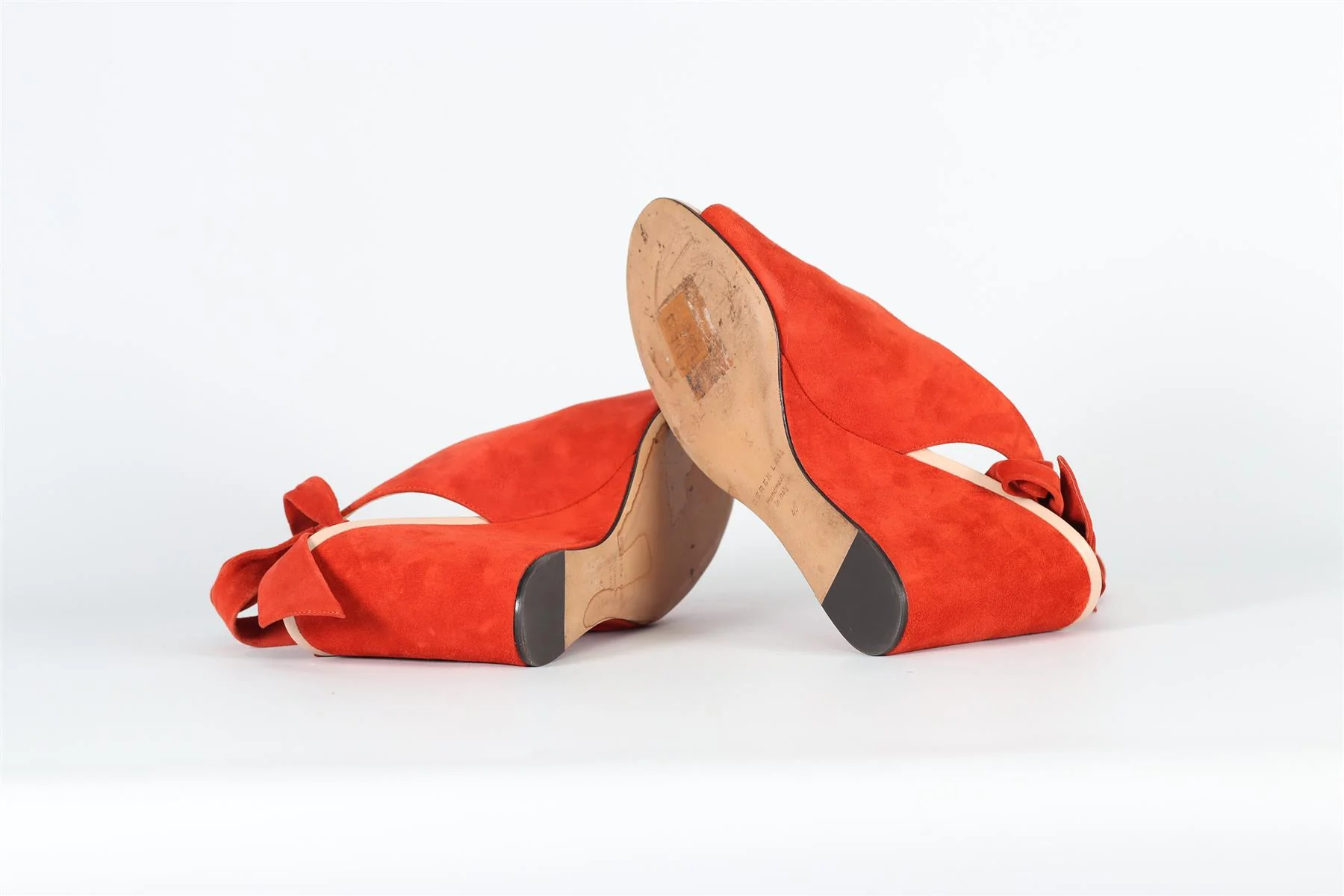 DEREK LAM SUEDE WEDGES SANDALS EU 40 UK 7 US 10 - Image 5