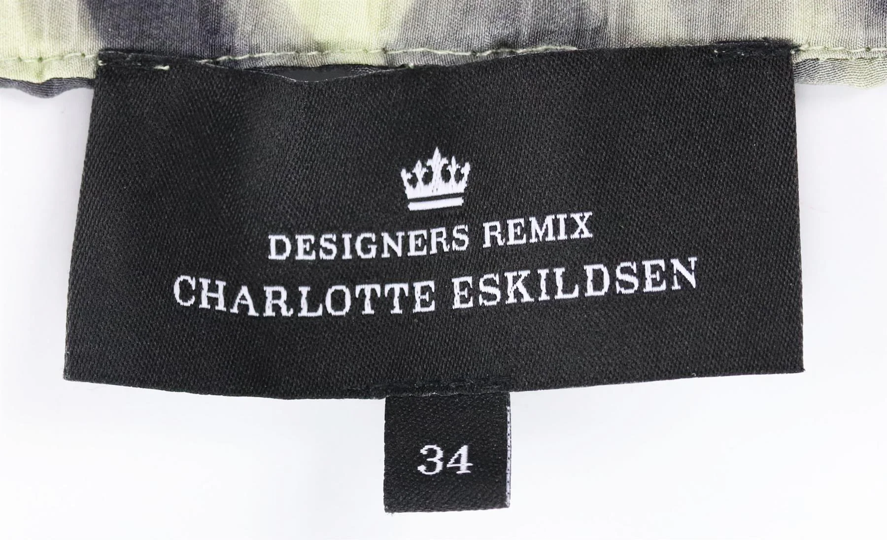 DESIGNERS REMIX CHARLOTTE ESKILDSEN PRINTED SILK PANTS FR 34 UK 6 - Image 5
