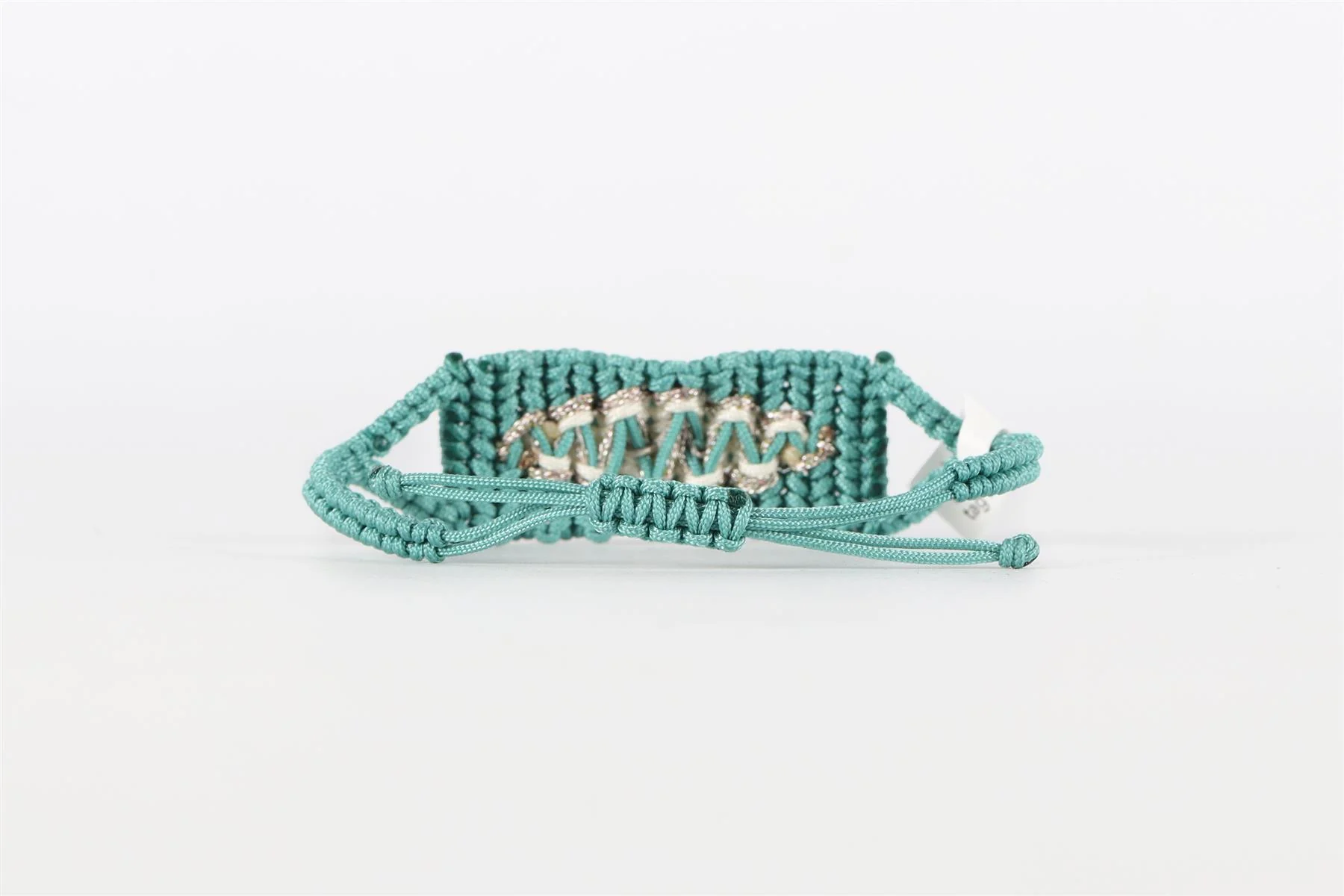 Diane Kordas Blue Evil Eye Diamond and Cord Bracelet - Image 5
