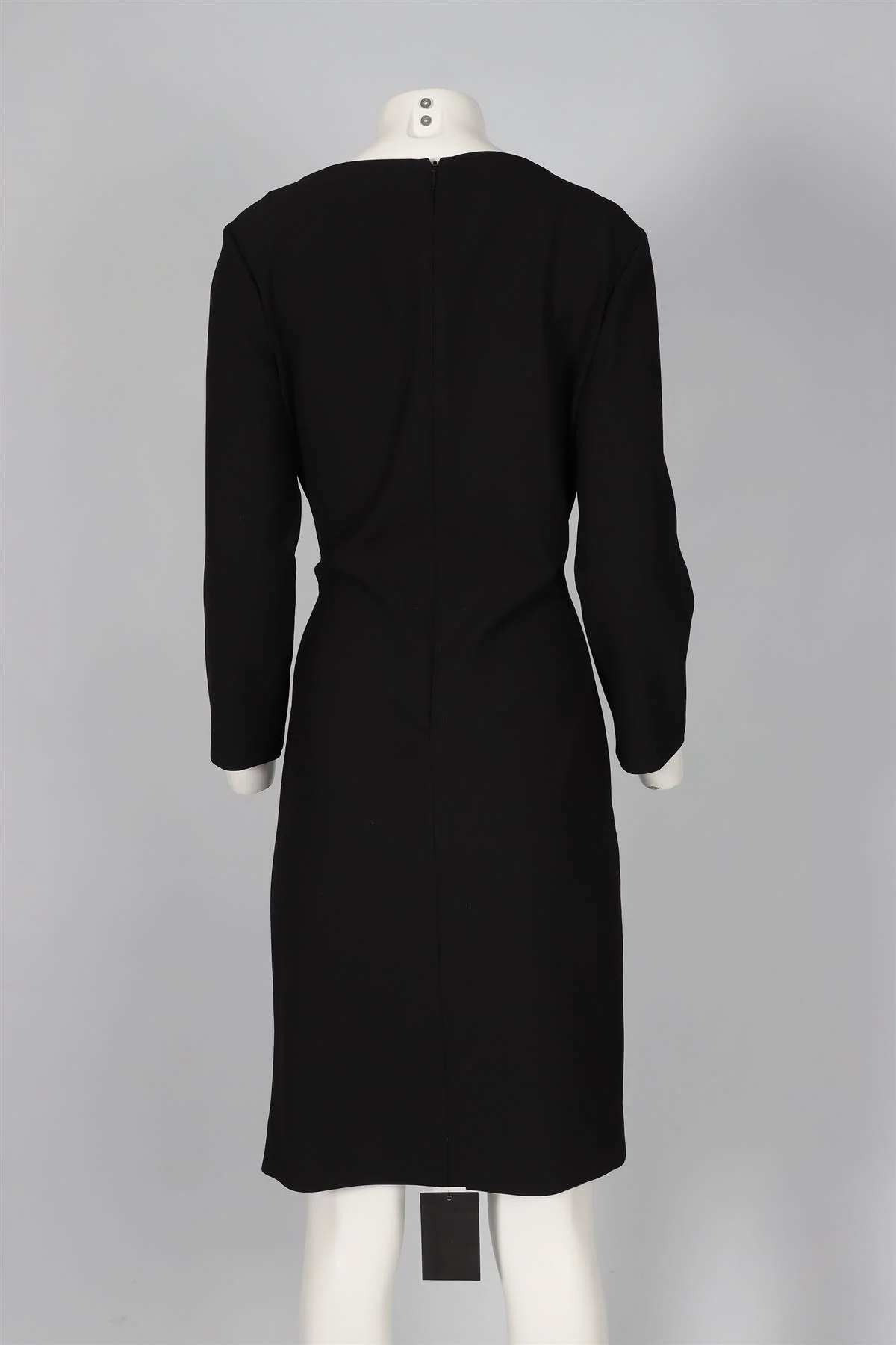 DIANE VON FURSTENBERG BLACK CREPE DRESS US 12 UK 16 - Image 4