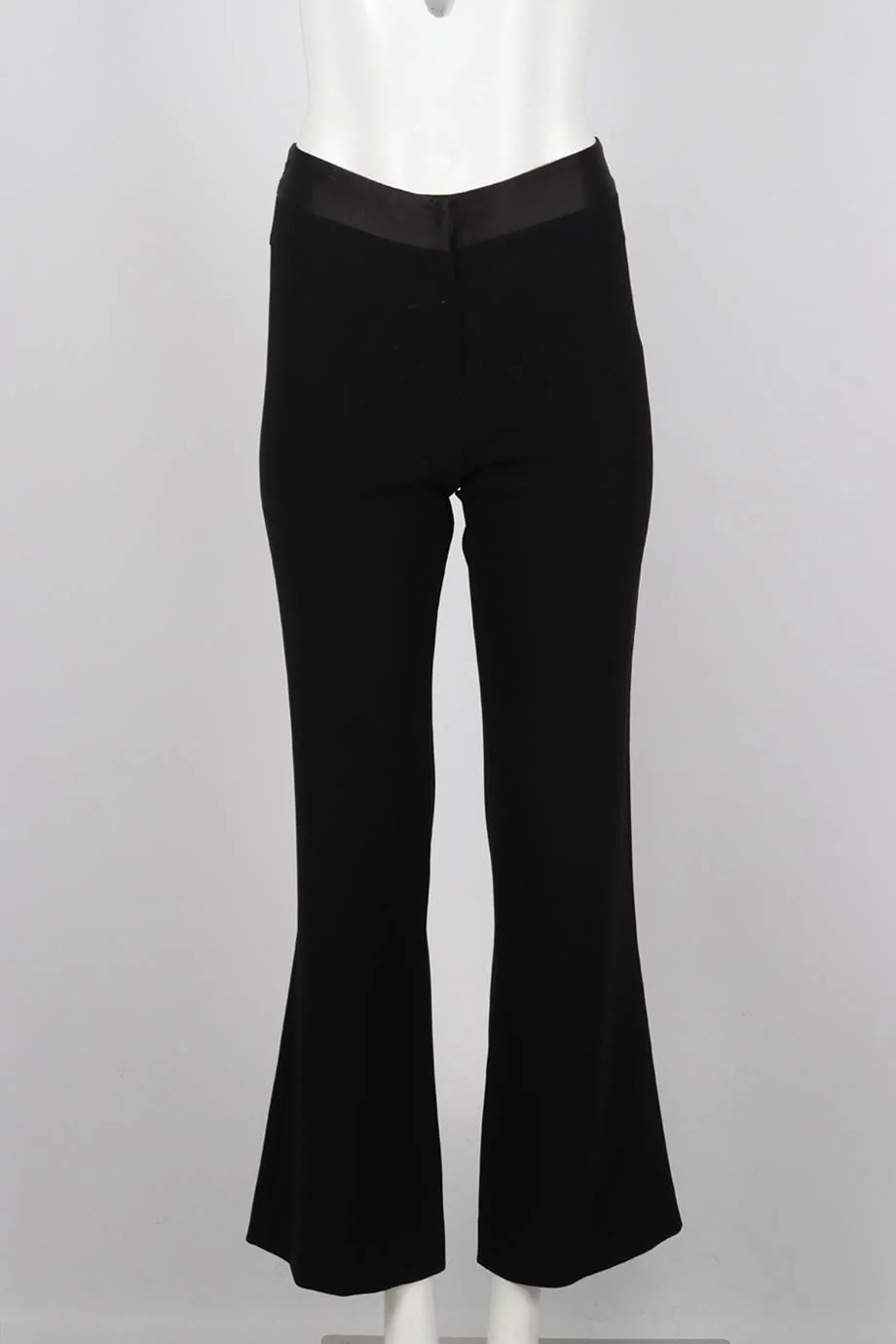 DIANE VON FURSTENBERG SATIN FLARED PANTS US 2 UK 6 - Image 2