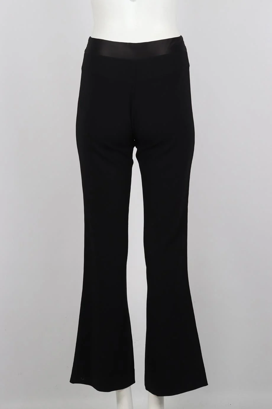 DIANE VON FURSTENBERG SATIN FLARED PANTS US 2 UK 6 - Image 4