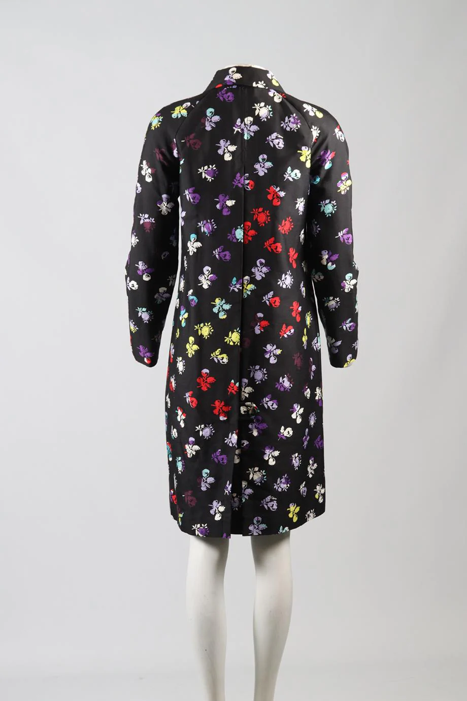 DIANE VON FURSTENBERG WOOL AND SILK BLEND COAT US 4 UK 8 - Image 4