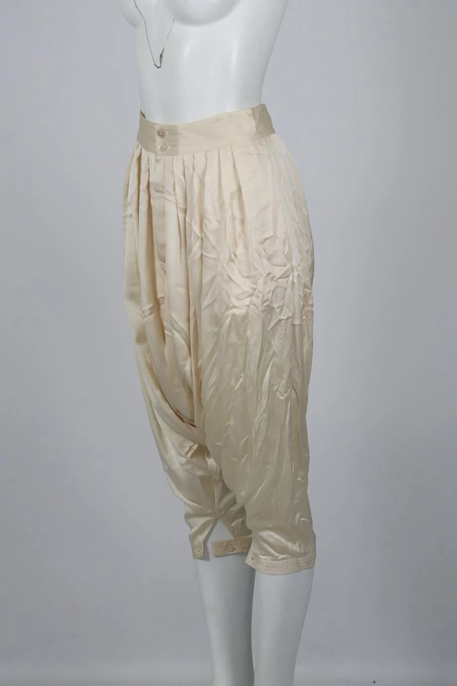 DIANE VON FURSTENBURG SATIN TAPERED PANTS UK 8 - Image 3