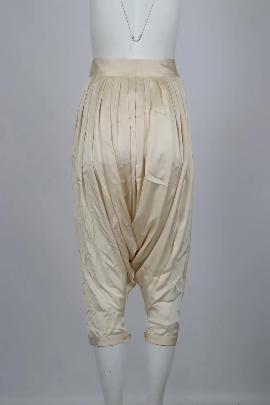 DIANE VON FURSTENBURG SATIN TAPERED PANTS UK 8 - Image 4