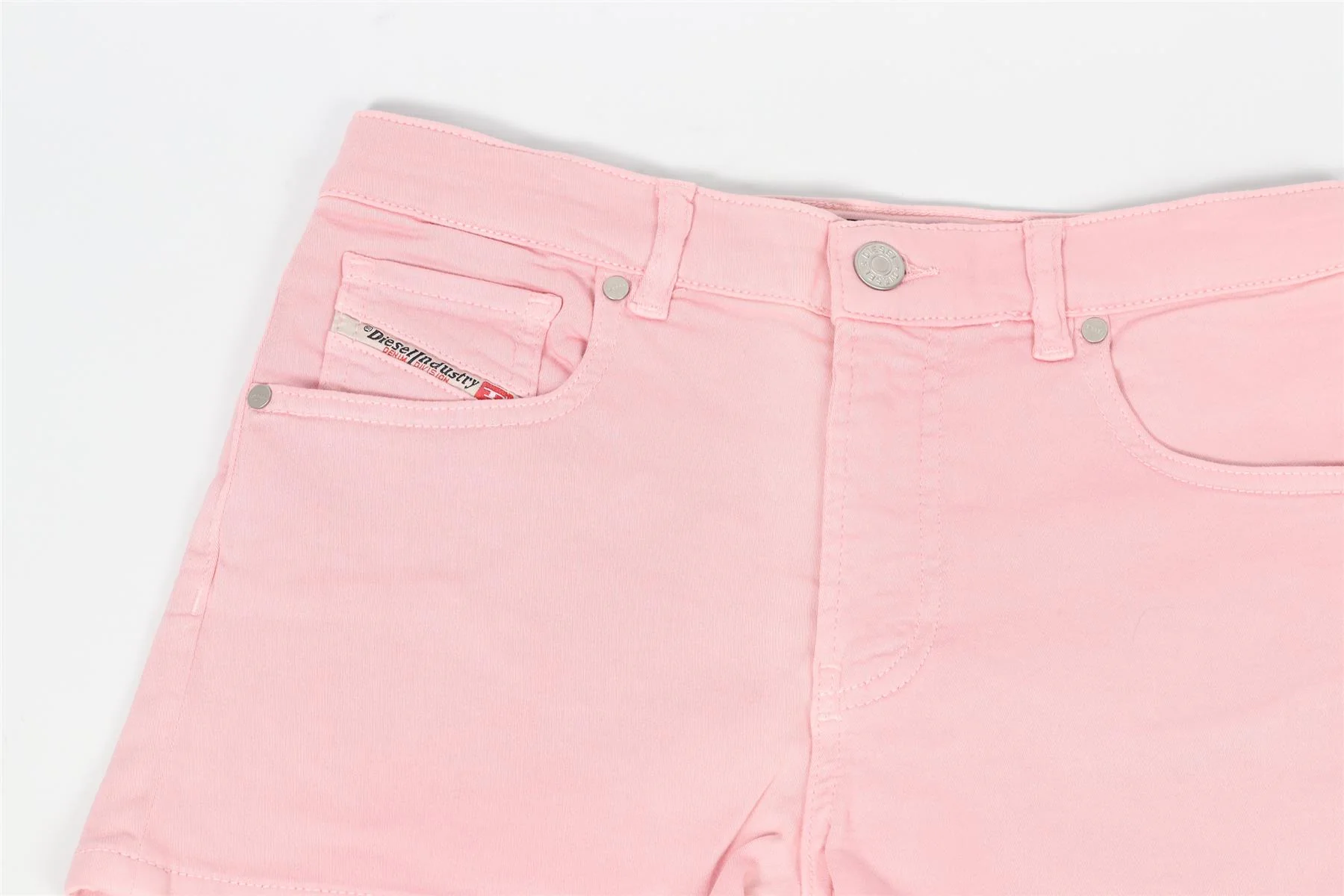 DIESEL PINK KIDS GIRLS DENIM SHORTS 10 YEARS - Image 3