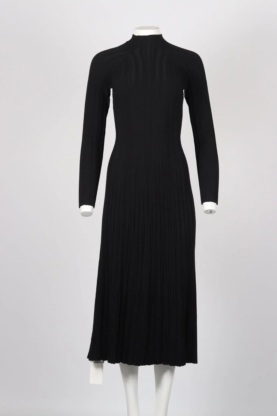 DION LEE RIBBED COTTON BLEND MIDI DRESS MEDIUM - Image 2