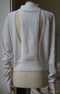 DION LEE SKIVVY SLIT BACK CASHMERE SWEATER UK 10 - Image 7