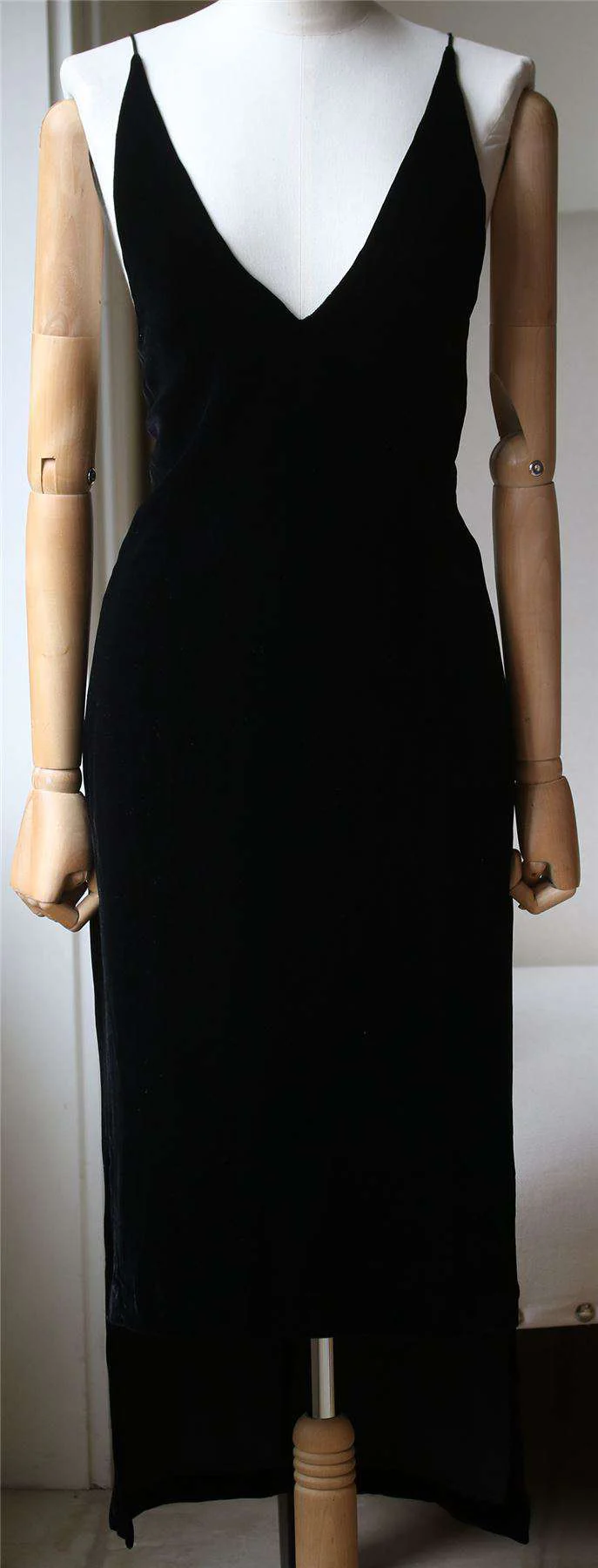 DION LEE VELVET FINE LINE CAMI DRESS UK 6 - Image 3