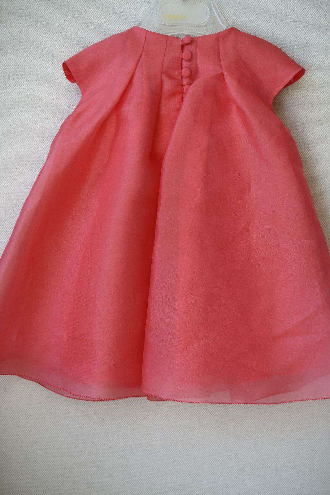 DIOR BABY FUCHSIA SILK DRESS AND BLOOMERS 12 MONTHS - Image 2