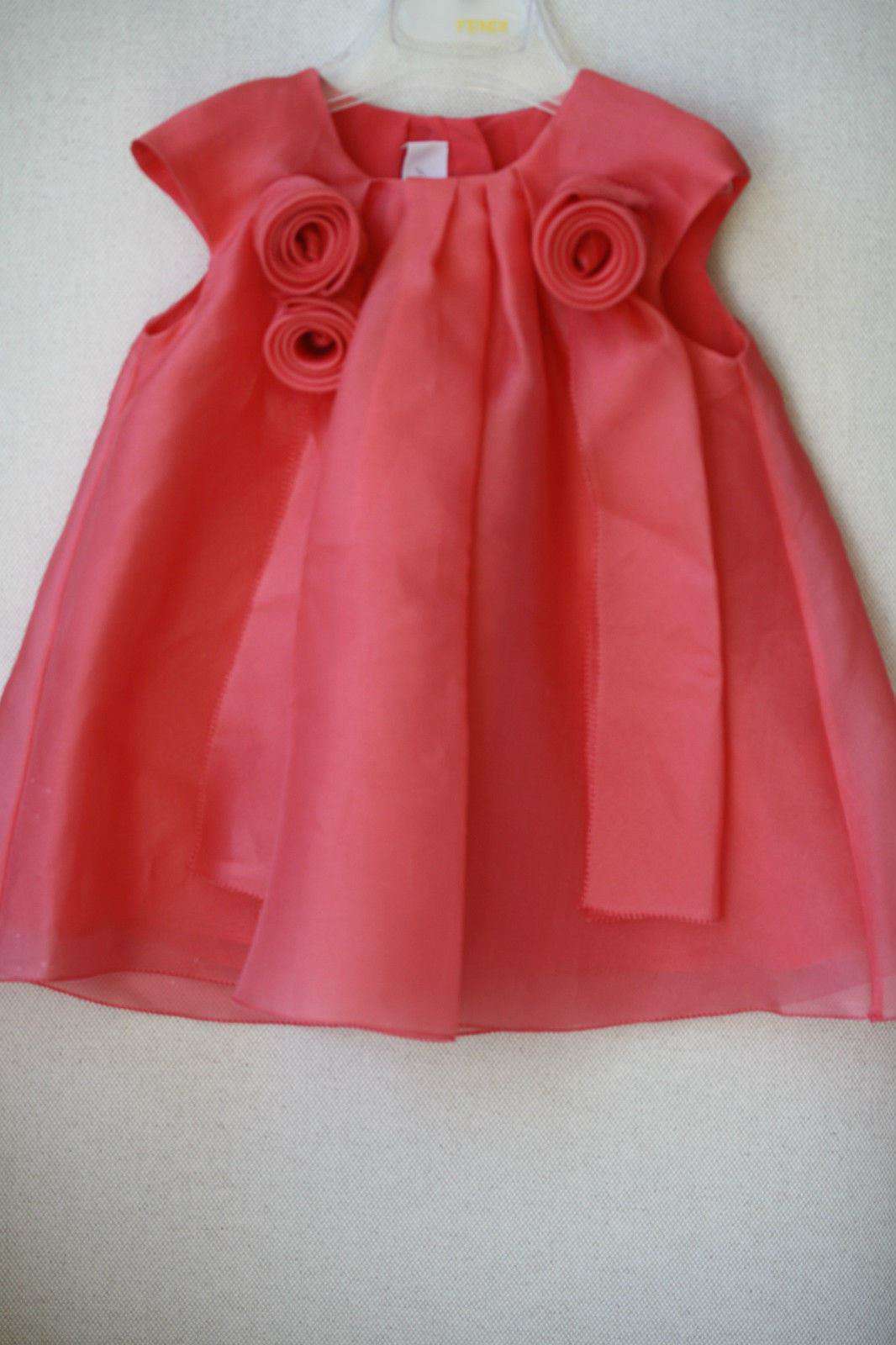 DIOR BABY FUCHSIA SILK DRESS AND BLOOMERS 12 MONTHS - Image 4
