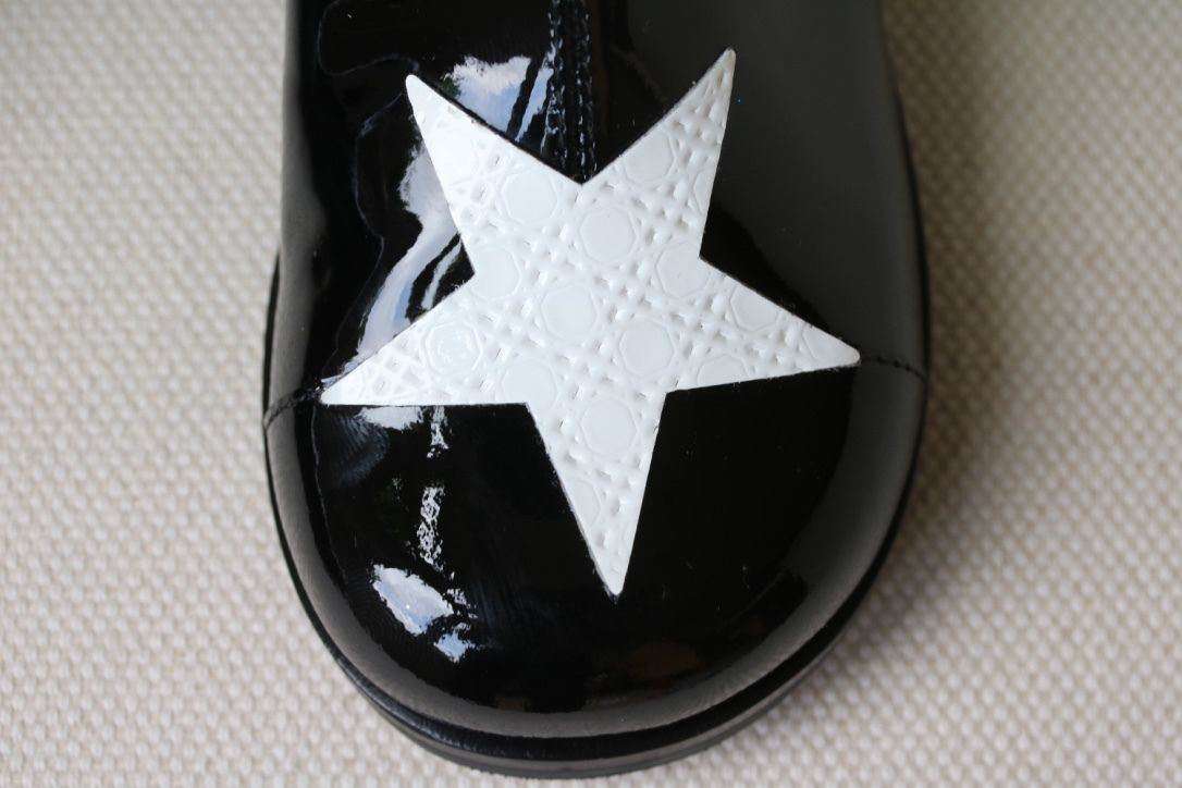 DIOR BABY GIRLS STAR BOOTS EU 23 UK 6 - Image 3