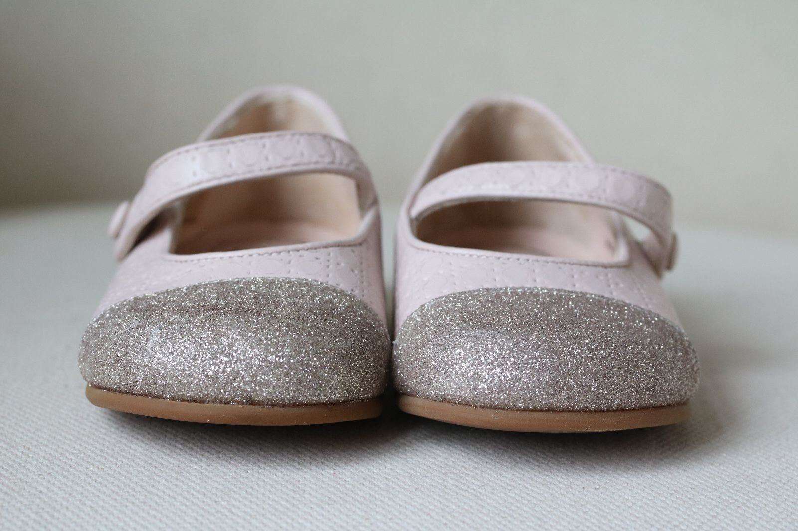 DIOR BABY KIDS PINK STARDUST LEATHER CANNAGE SHOES EU 23 UK 5 - Image 8