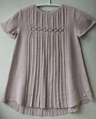 DIOR BABY PINK SILK AND COTTON BLEND DRESS AND CARDIGAN 18 MONTHS - Image 2