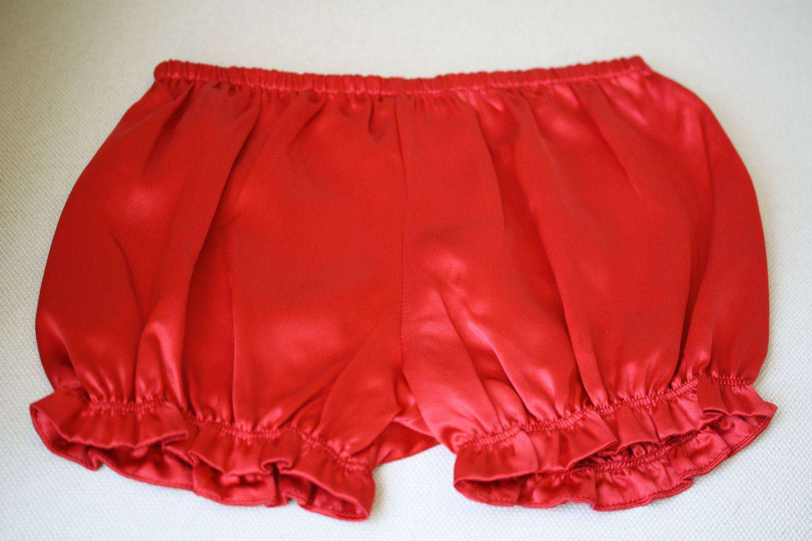 DIOR BABY RED COTTON AND SILK DRESS AND BLOOMERS 24 MONTHS - Image 8