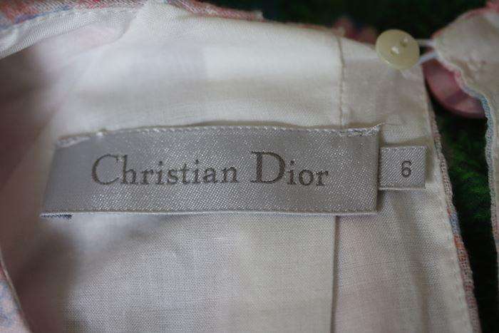 DIOR GIRLS PINK FLORAL DRESS 6 YEARS - Image 3