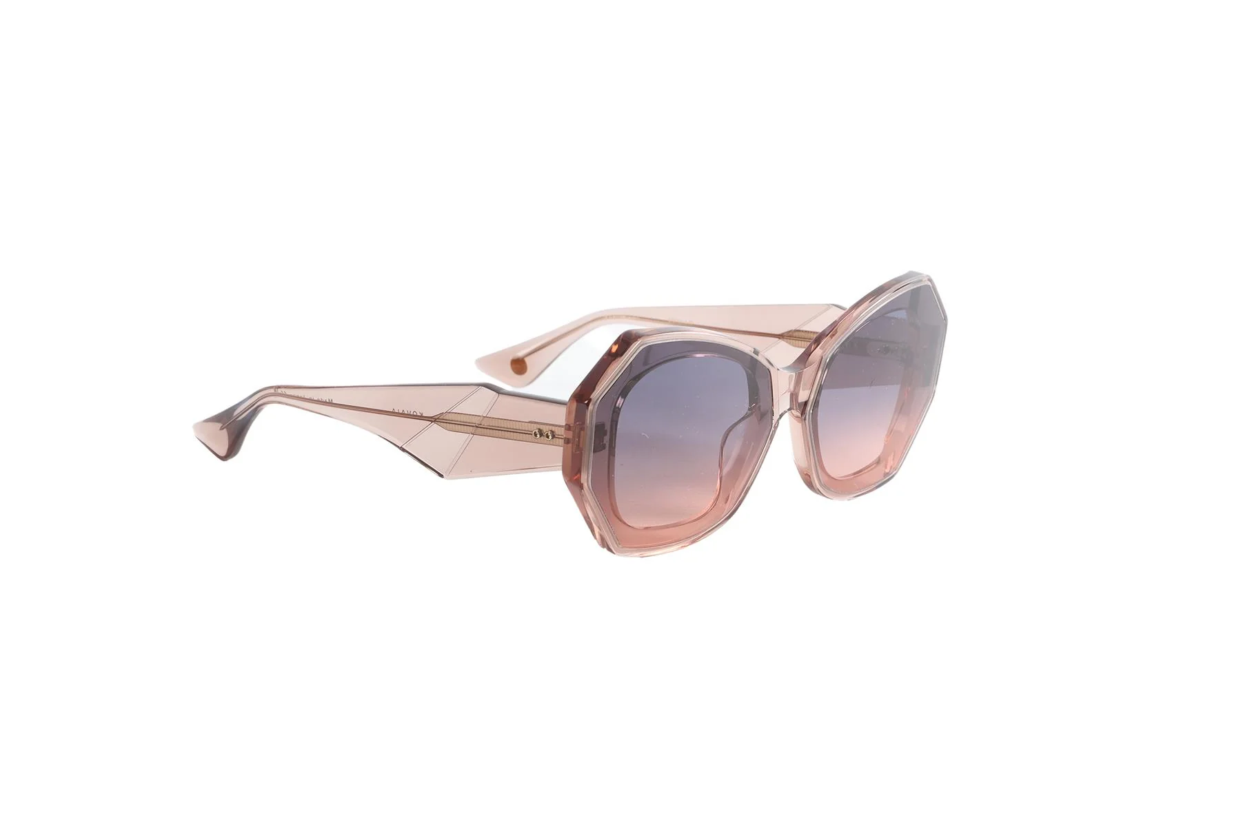 DITA BROWN CAT EYE ACETATE SUNGLASSES - Image 2