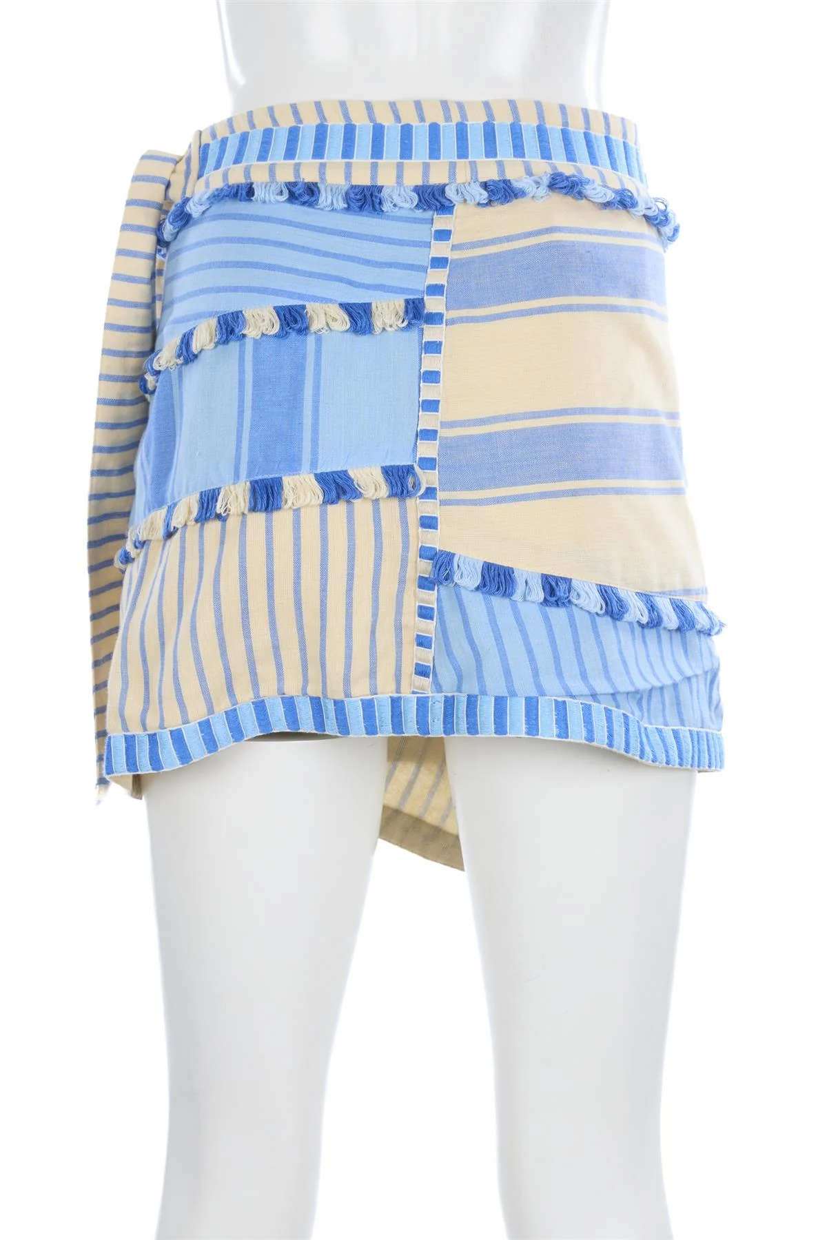 DODO BAR OR BLUE COTTON MINI SKIRT MEDIUM - Image 4