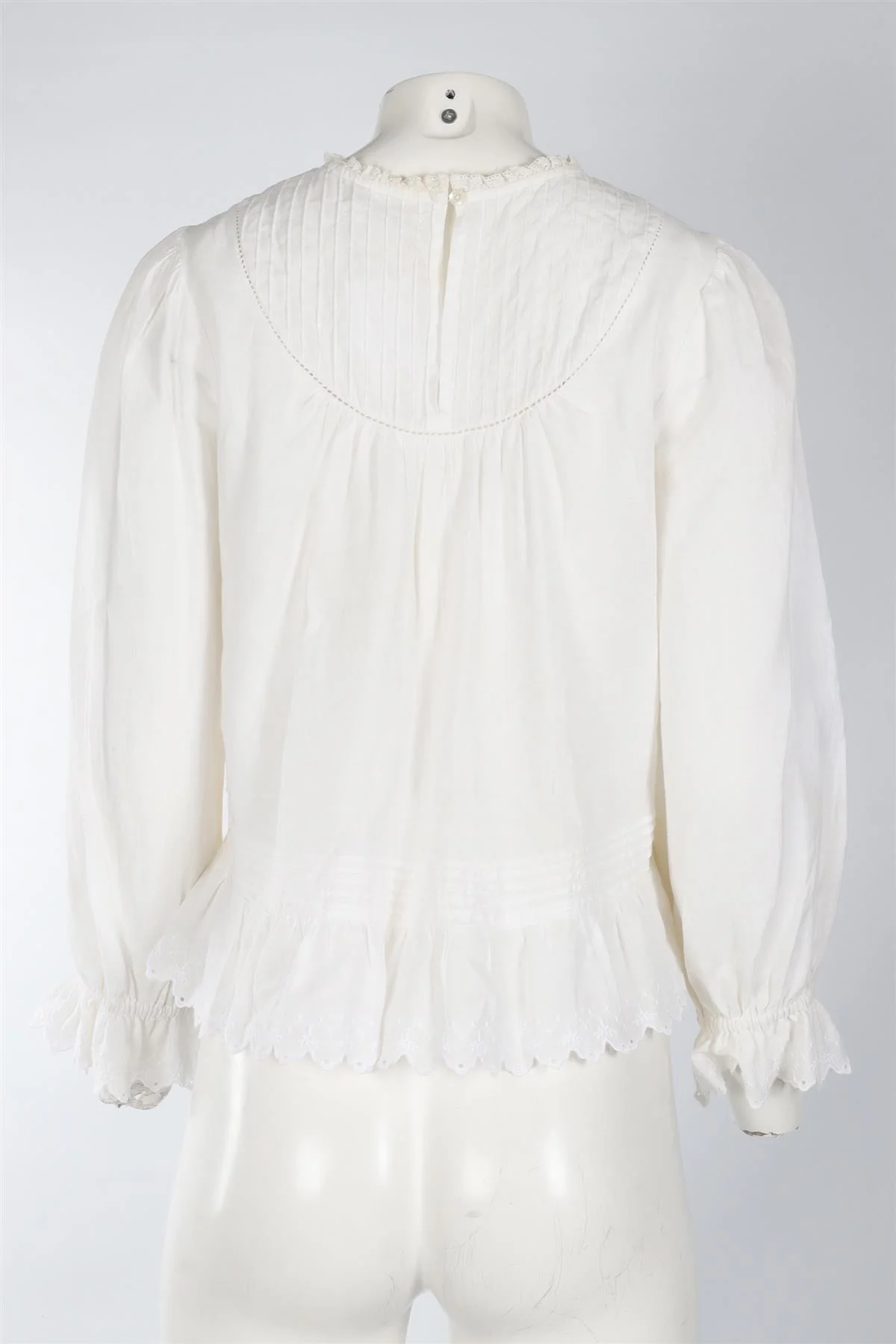 DÔEN WHITE RAMIE TOP XSMALL - Image 4