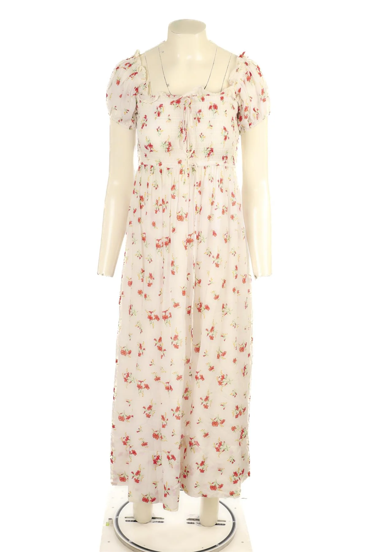 DOEN WHITE WOVEN MAXI DRESS XSMALL - Image 2