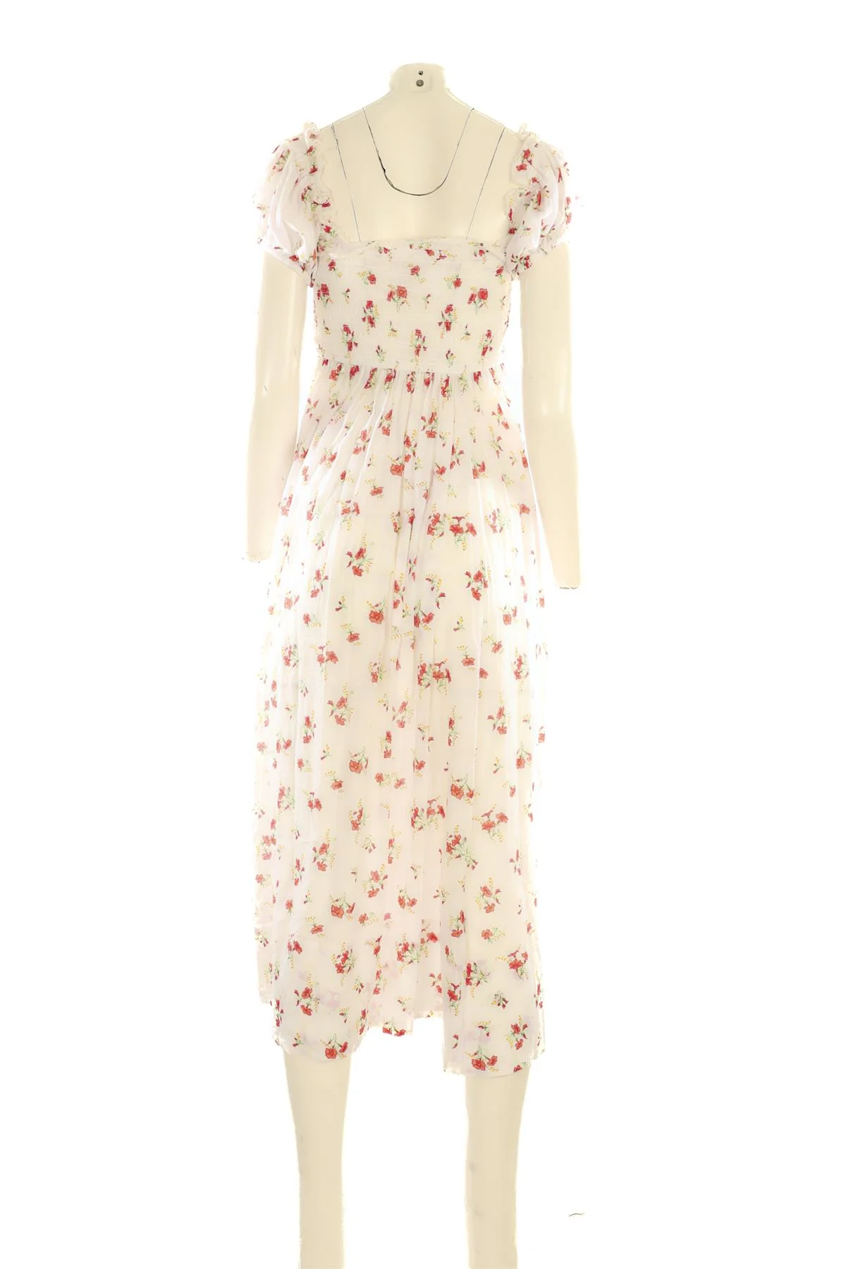 DOEN WHITE WOVEN MAXI DRESS XSMALL - Image 4
