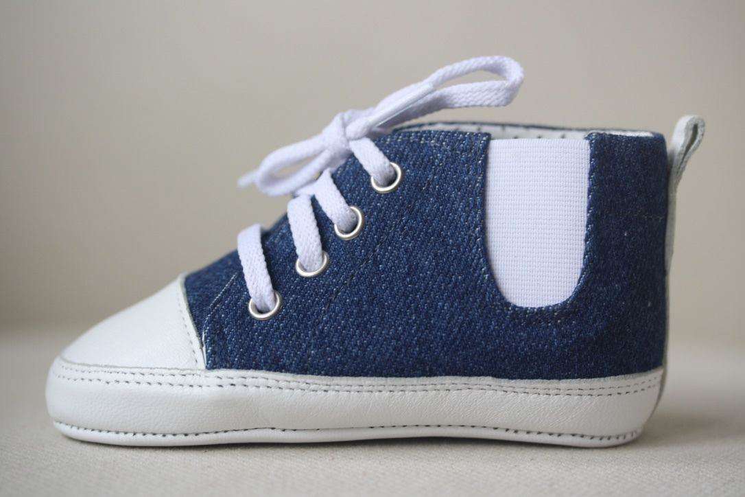 DOLCE AND GABBANA BABY BLUE DENIM SHOES EU 19 UK 3 - Image 5