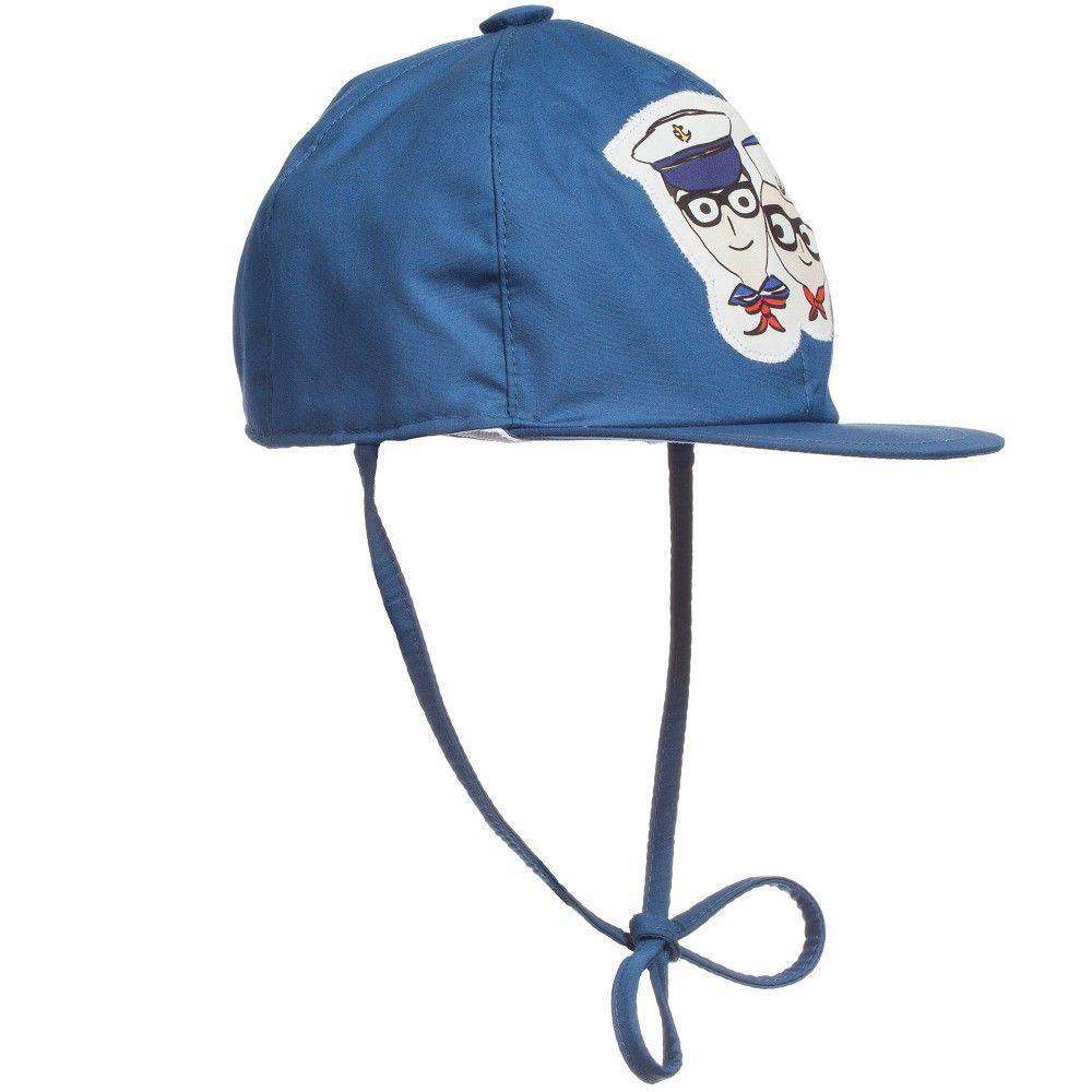 DOLCE AND GABBANA BABY BLUE JUNIOR SAILORS CAP 18-24 MONTHS - Image 8