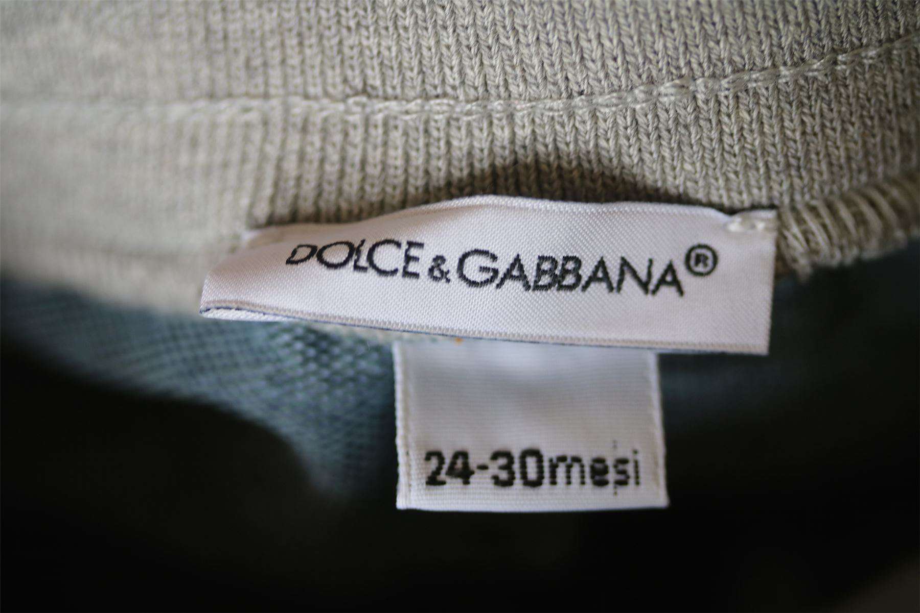 DOLCE AND GABBANA BABY BOYS BLUE DENIM SHORTS 24-30 MONTHS - Image 4