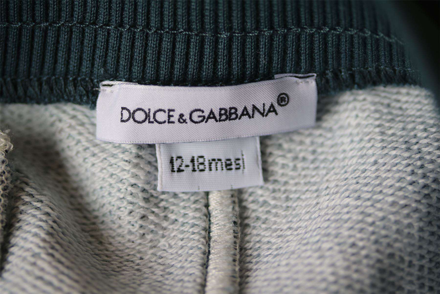 DOLCE AND GABBANA BABY BOYS NAVY BLUE MONKEY TRACKSUIT TROUSERS 12-18 MONTHS - Image 3