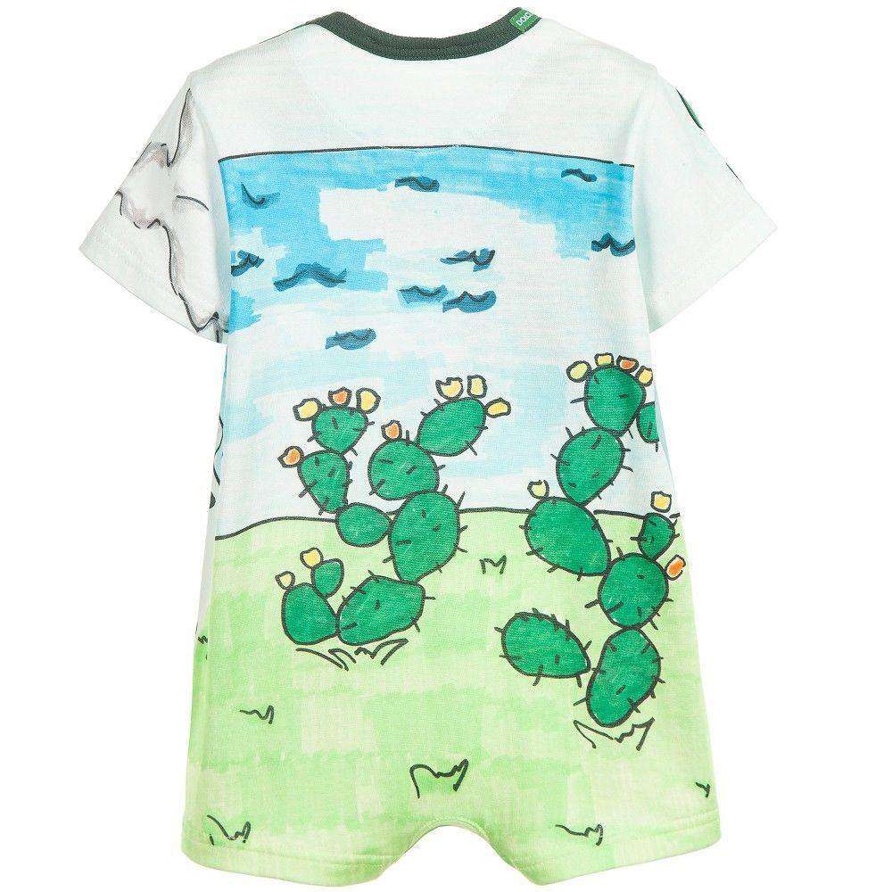 DOLCE AND GABBANA BABY ELEPHANT BEACH PRINT SHORTIE 12-18 MONTHS - Image 3