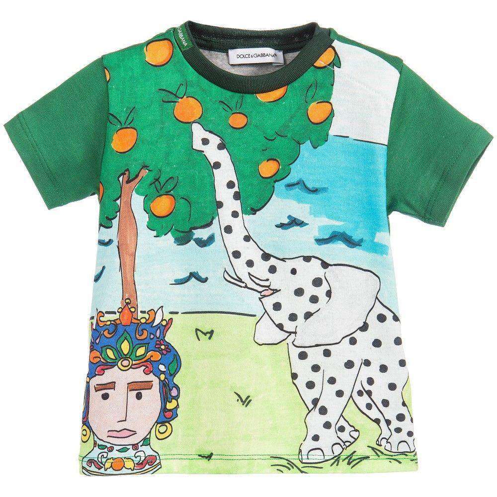 DOLCE AND GABBANA BABY ELEPHANT T-SHIRT TOP 9-12 MONTHS - Image 5