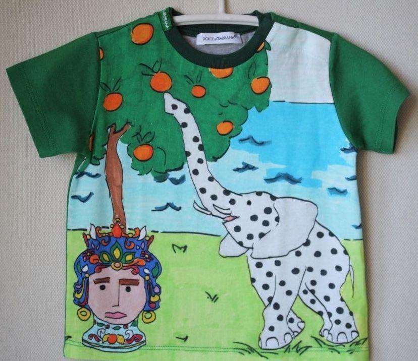 DOLCE AND GABBANA BABY ELEPHANT T-SHIRT TOP 9-12 MONTHS - Image 6