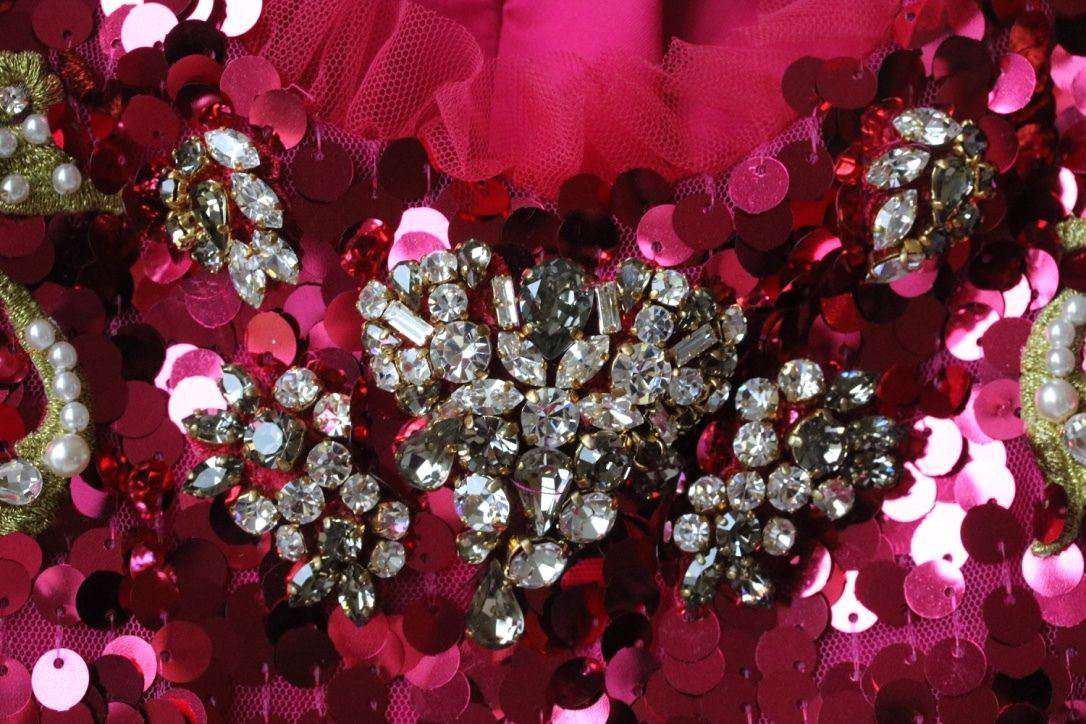 DOLCE AND GABBANA BABY GIRLS SEQUIN DRESS 4 YEARS - Image 5