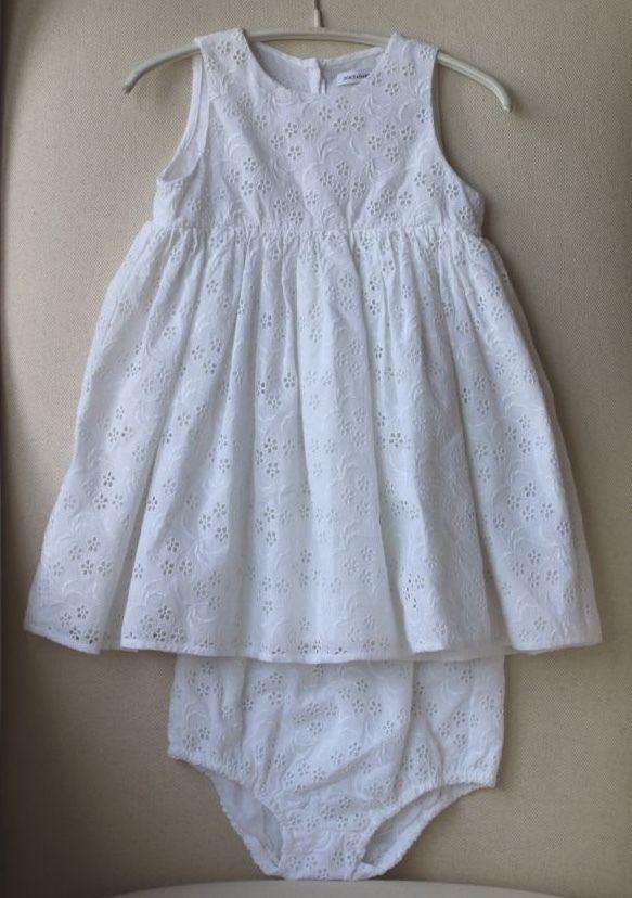 DOLCE AND GABBANA BABY GIRLS WHITE DRESS 18-24 MONTHS - Image 8